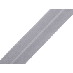 Elastic bias, lățime 30 mm - Gri neutral (1 Metru)