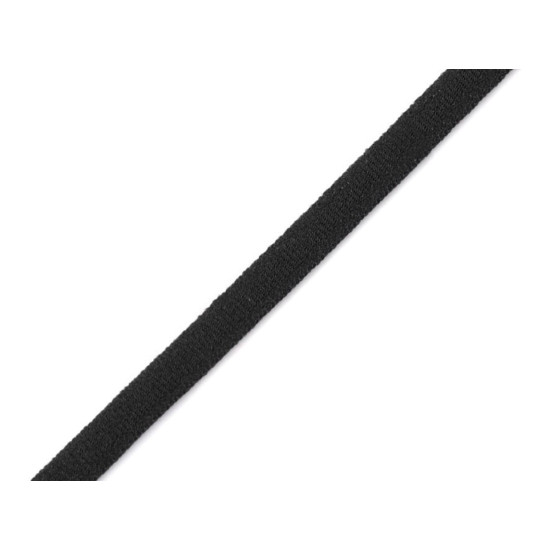 Elastic bretele sutien cu umplutură, 5 mm - Negru (1 Metru) Elastic bretele sutien cu umplutură, 5 mm - Negru (1 Metru)