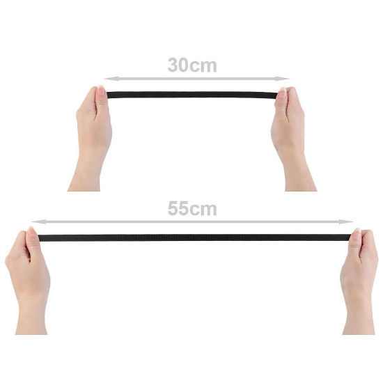 Elastic satinat / bretele sutien, lățime 10 mm - Negru (25 Metri) Elastic satinat / bretele sutien, lățime 10 mm - Negru (25 Metri)