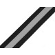 Elastic lat cu bandă reflectorizantă, lățime 40 mm - Portocaliu (45 Metri) Elastic lat cu bandă reflectorizantă, lățime 40 mm - Portocaliu (45 Metri)
