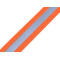Gummiband mit reflexstreifen breite 40 mm - Orange (1 Meter)