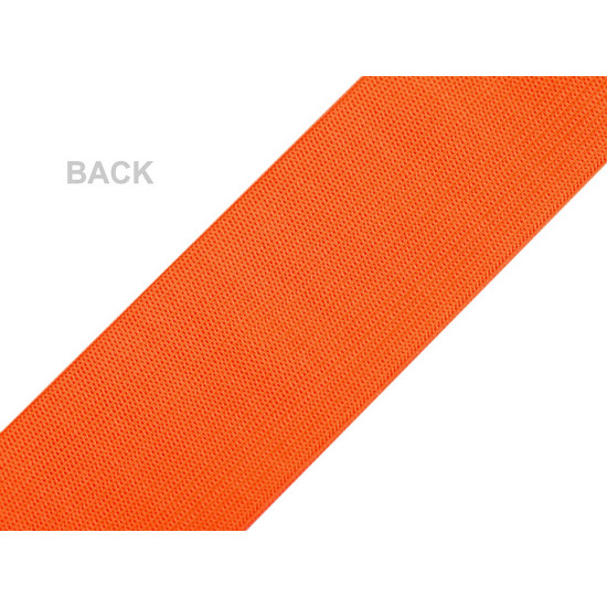 Elastic lat cu bandă reflectorizantă, lățime 40 mm - Portocaliu (45 Metri) Elastic lat cu bandă reflectorizantă, lățime 40 mm - Portocaliu (45 Metri)