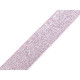 Elastic cu lurex, lățime 27 mm - Roz deschis (28 Metri) Elastic cu lurex, lățime 27 mm - Roz deschis (28 Metri)