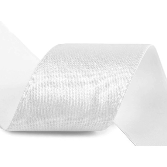 Elastic satinat, lățime 50 mm - Off white (42 Metri) Elastic satinat, lățime 50 mm - Off white (42 Metri)