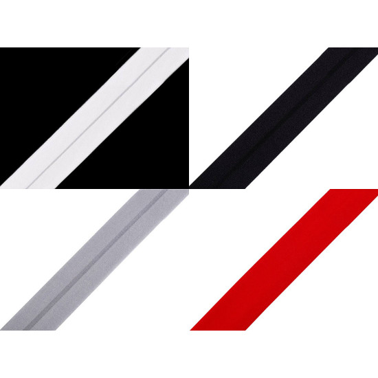 Elastic bias, lățime 20 mm - Roșu (1 Metru) Elastic bias, lățime 20 mm - Roșu (1 Metru)