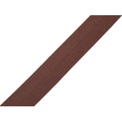 Elastic bias, lățime 20 mm - Maro (1 Metru)