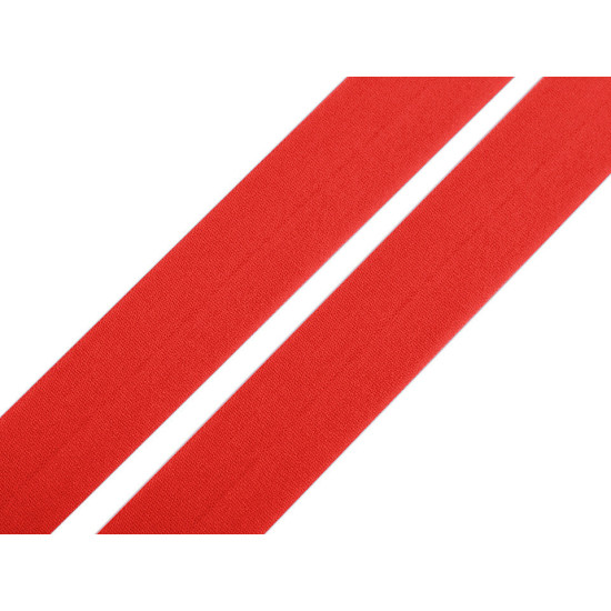 Elastic bias, lățime 20 mm - Roșu (1 Metru) Elastic bias, lățime 20 mm - Roșu (1 Metru)