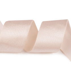 Elastic satinat, lățime 40 mm - Roz seashell (1 Metru)