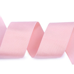 Elastic satinat, lățime 40 mm - Roz deschis (1 Metru)