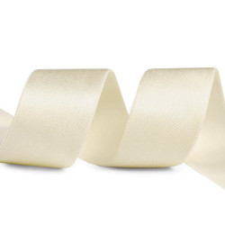 Elastic satinat, lățime 30 mm - Galben vanilie (1 Metru)