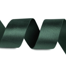 Elastic satinat, lățime 30 mm - Verde închis (1 Metru)