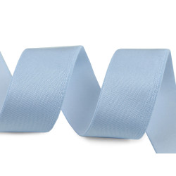 Elastic satinat, lățime 25 mm - Albastru deschis (1 Metru)