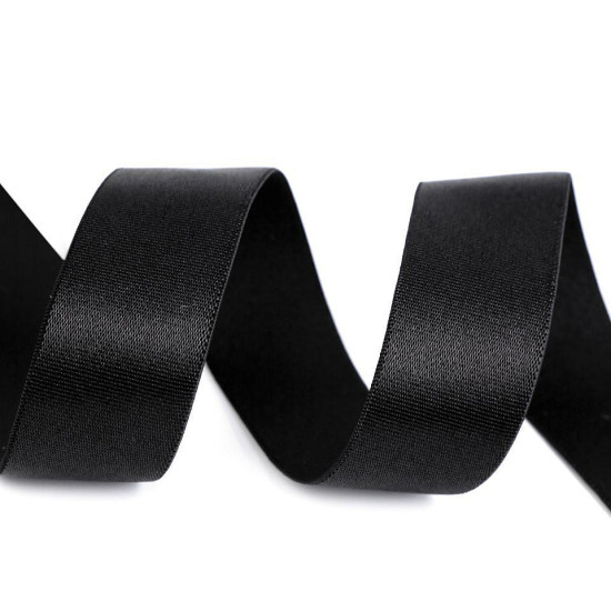 Elastic satinat, lățime 25 mm - Alb (45 Metri) Elastic satinat, lățime 25 mm - Alb (45 Metri)