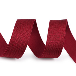 Elastic satinat, lățime 20 mm - Bordo (1 Metru)
