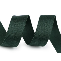 Elastic satinat, lățime 20 mm - Verde închis (1 Metru)