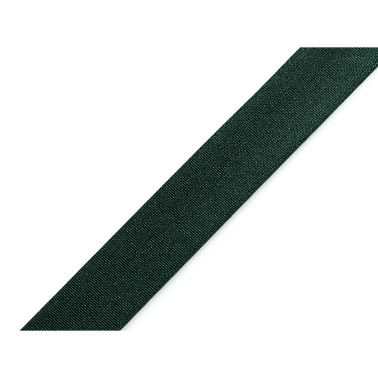 Elastic satinat, lățime 20 mm - Verde închis (45 Metri)