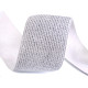 Elastic cu lurex, lățime 40 mm - Alb (1 Metru) Elastic cu lurex, lățime 40 mm - Alb (1 Metru)