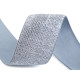 Elastic cu lurex, lățime 40 mm - Alb (1 Metru) Elastic cu lurex, lățime 40 mm - Alb (1 Metru)