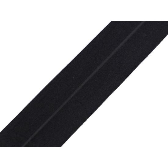 Elastic bias, lățime 40 mm - Negru (1 Metru) Elastic bias, lățime 40 mm - Negru (1 Metru)