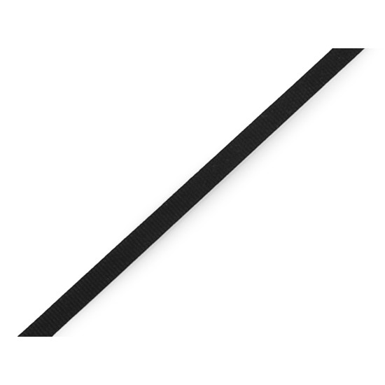 Elastic confecții, lățime 4 mm - Negru (25 Metri) Elastic confecții, lățime 4 mm - Negru (25 Metri)