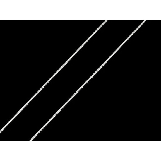 Elastic rotund, ø0,8 mm - Negru (500 Metri)