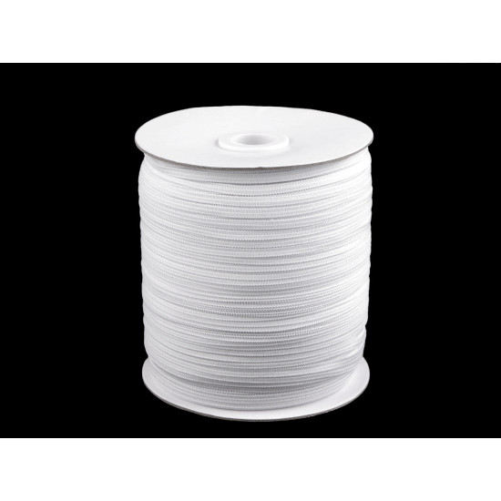 Elastic confecții,  lățime 4 mm - Negru (400 Metri)