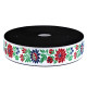 Elastic lat cu motiv floral, lățime 40 mm - Negru (10 Metri) Elastic lat cu motiv floral, lățime 40 mm - Negru (10 Metri)