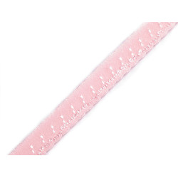 Banda elastica decorativa latime de 10 mm - Roz seashell (18 Metri)