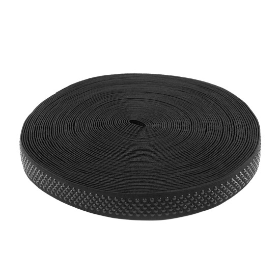 Banda elastica cu silicon latime 25 mm - Alb (1 Metru)