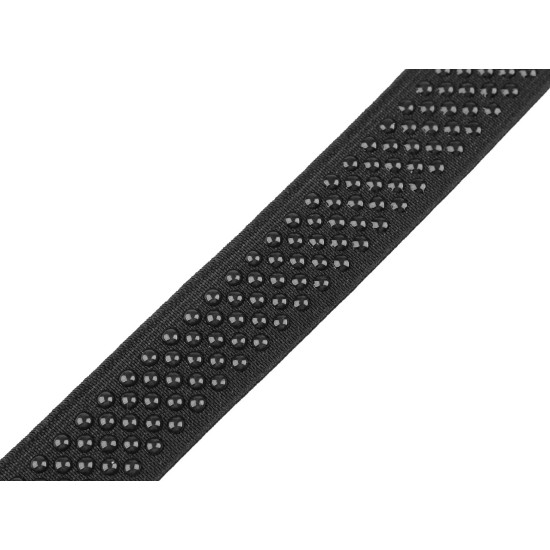 Banda elastica cu silicon latime 25 mm - Alb (1 Metru)