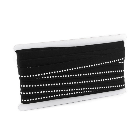 Elastic bias cu puncte metalice, latime 22 mm - Galben verzui (1 Metru) Elastic bias cu puncte metalice, latime 22 mm - Galben verzui (1 Metru)