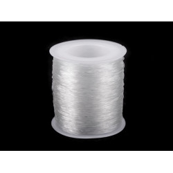Fir elastic rotund ø0,8 mm - Transparent (1 Bucată)