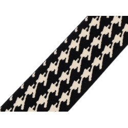 Banda elastica moale moale latime 40 mm - Negru (1 Metru)