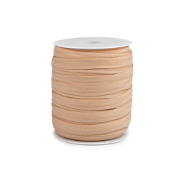 Banda elastica cu silicon  12 mm - Bej (1 Metru)