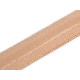 Banda elastica cu silicon  12 mm - Bej (1 Metru)