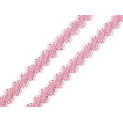 Elastic decorativ, lățime 10 mm - Roz vintage (1 Metru)