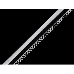 Elastic decorativ 14 mm - Off white (1 Metru)