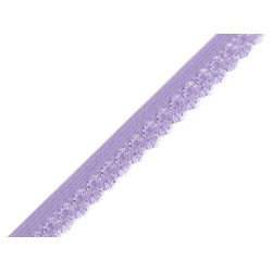 Bandă elastică decorativă lățime 13 mm - Mov lavandă (18 Metri)