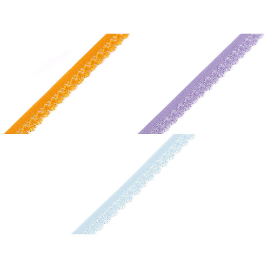 Bandă elastică decorativă lățime 13 mm - Galben muștar (18 Metri) Bandă elastică decorativă lățime 13 mm - Galben muștar (18 Metri)