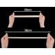 Elastic satinat 20 mm - Negru (90 Metri) Elastic satinat 20 mm - Negru (90 Metri)