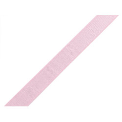 Elastic satinat 15 mm - Roz foarte deschis (10 Metri)