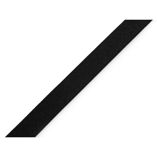 Elastic satinat 15 mm - Negru (90 Metri) Elastic satinat 15 mm - Negru (90 Metri)