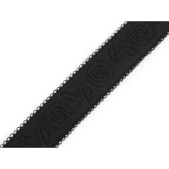 Elastic bretele sutien 20 mm - Negru (10 Metri) Elastic bretele sutien 20 mm - Negru (10 Metri)