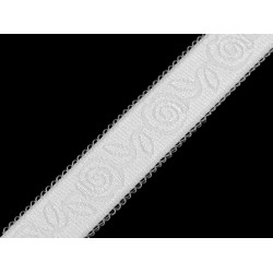 Elastic bretele sutien 20 mm - Alb (10 Metri)