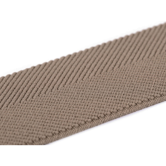 Elastic cu model twill pentru curele si bretele, latime 40 mm - Gri deschis (1 Metru) Elastic cu model twill pentru curele si bretele, latime 40 mm - Gri deschis (1 Metru)