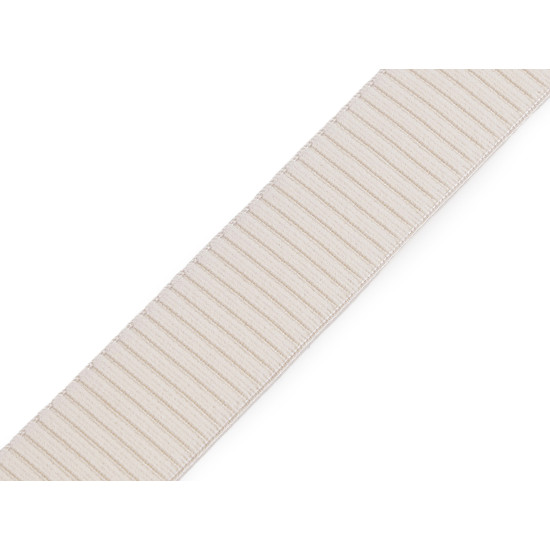 Banda elastica moale 30 mm - Bej (1 Metru)
