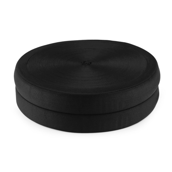 Elastic bias, lățime 58 mm - Negru (1 Metru) Elastic bias, lățime 58 mm - Negru (1 Metru)
