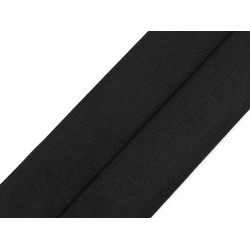 Elastic bias, lățime 58 mm - Negru (1 Metru)