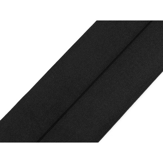 Elastic bias, lățime 58 mm - Negru (1 Metru) Elastic bias, lățime 58 mm - Negru (1 Metru)