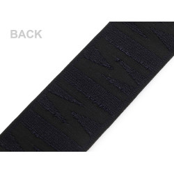 Elastic moale pentru tivul hainelor, latime 50 mm - Negru (1 Metru)